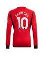 Manchester United Marcus Rashford #10 Kotipaita 2023-24 Pitkähihainen